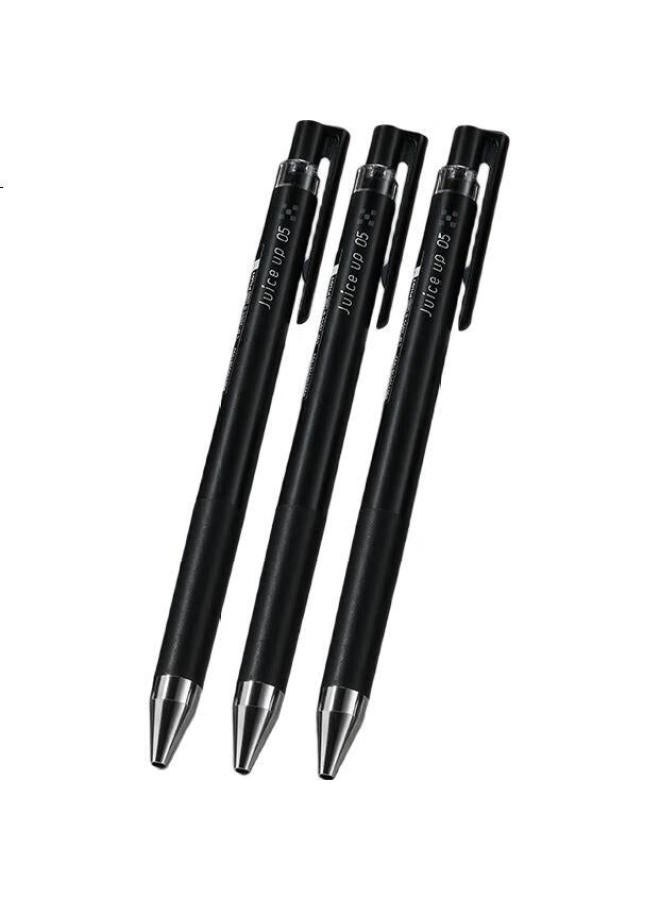 Pilot Juice Up Retractable Gel Pen, Black, 0.5Mm, Signature Pen, Ink Pen, Student Exam Pen, St Pen, High-Quality Office Stationery Set, 3 Pens - Image 1