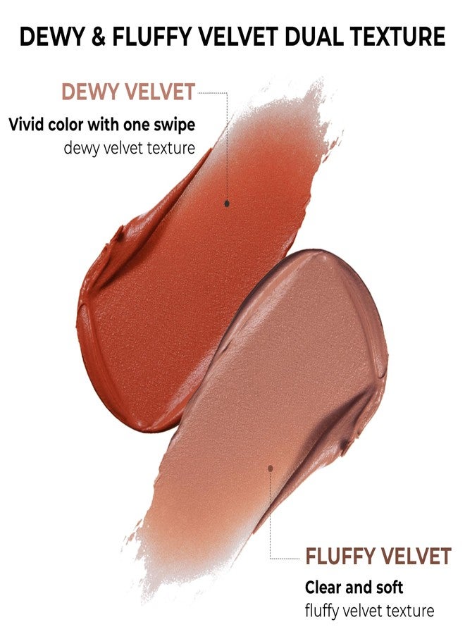بي بي اي بي بي اي ايه BBIA Last Velvet Tint الجديد - صبغة شفاه ناعمة وكريمية غير لامعة، تأثير ضبابي وملمس مخملي، يدوم طويلاً، صبغة عالية، لا يسبب الجفاف، نباتي، مكياج شفاه كوري (V16 MORE GRACEFUL، عبوة من قطعة واحدة) - Image 4