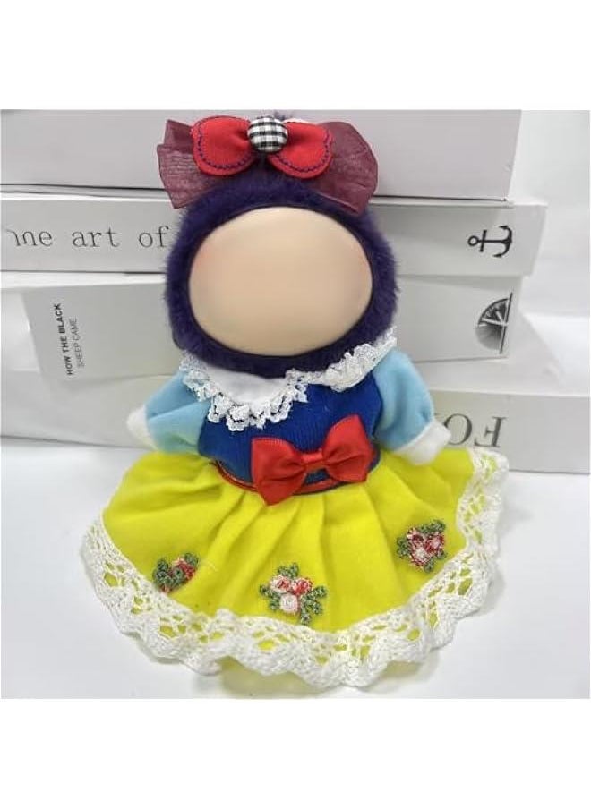 Arabest 2Pcs La bubu Clothes for 17cm Doll, Princess Dress for La bubu, Cute La bubu Outfit Accessories, No Doll  - Image 2