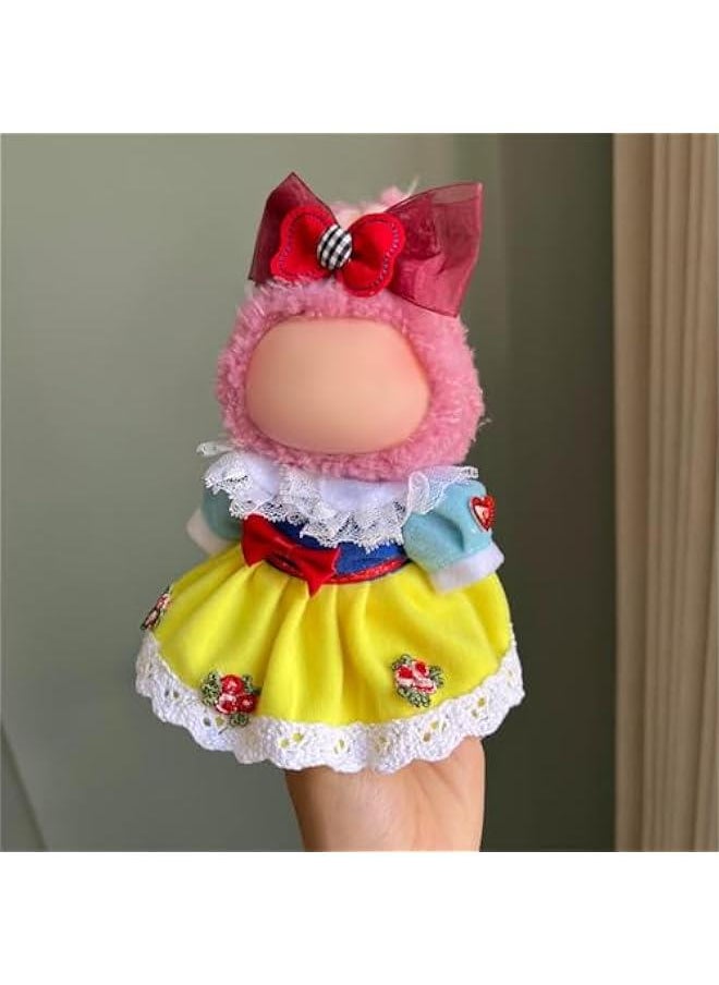 Arabest 2Pcs La bubu Clothes for 17cm Doll, Princess Dress for La bubu, Cute La bubu Outfit Accessories, No Doll  - Image 1