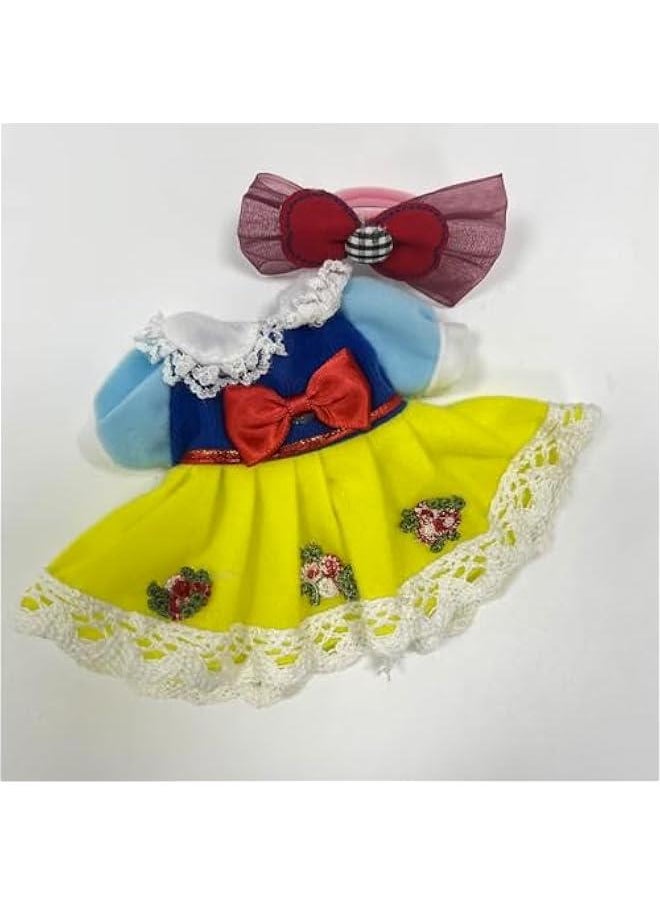 Arabest 2Pcs La bubu Clothes for 17cm Doll, Princess Dress for La bubu, Cute La bubu Outfit Accessories, No Doll  - Image 5