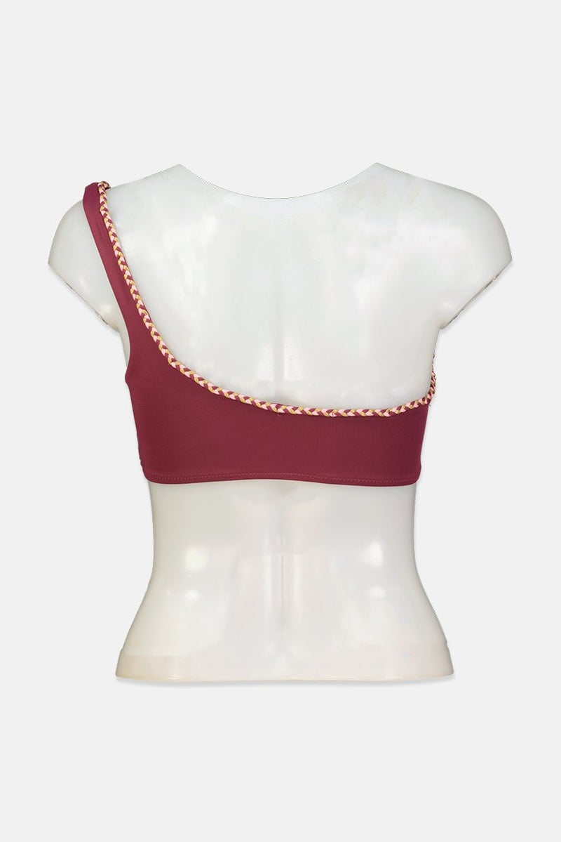 women'secret Women 1 Pc Lightly Padded Bikini Top, Purple - Image 2