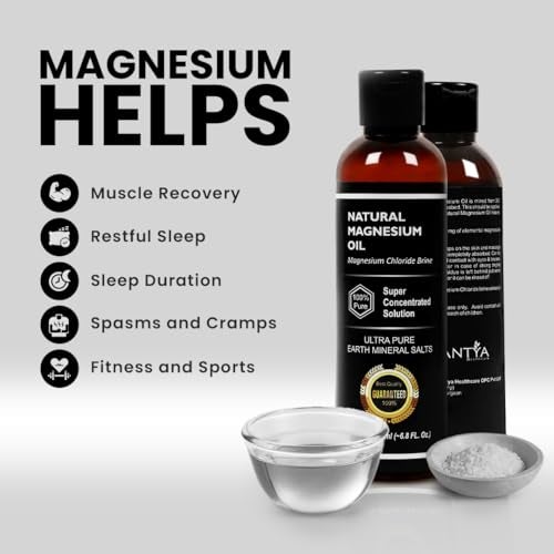ANANTYA NATURAL MAGNESIUM OIL | Topical Magnesium Oil for feet, Sleep Support, Pain Relief & Muscle Recovery | Magnesium Oil 100ml - Image 5