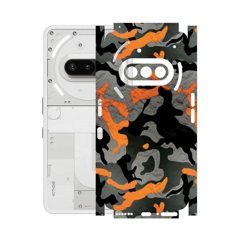90STETHIX Mobile Skin Sticker Wrap | Compatible for Nothing Phone 3A | Scratchproof Matte Finish | Full Coverage for All Sides & Camera Protection (Design-1) (18) - Image 1