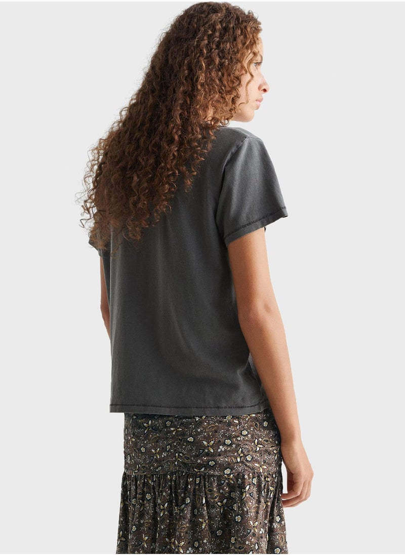 MANGO - Youth Printed Message T-Shirt - Image 1