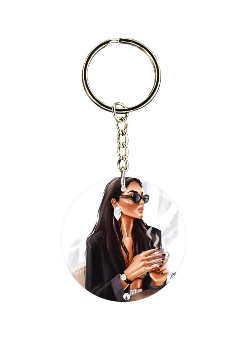 Double Side Printed Keychain