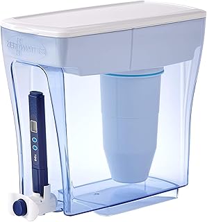 ZeroWater 20 Cup Ready-Pour Dispenser Water Filter Pitcher, clear - Image 1