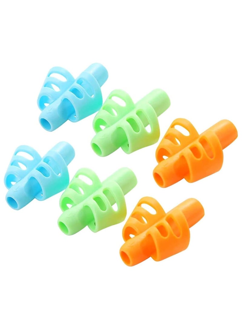 6Pcs. Silicone Pencil Grips Posture Correction Tool for Kids - Image 1