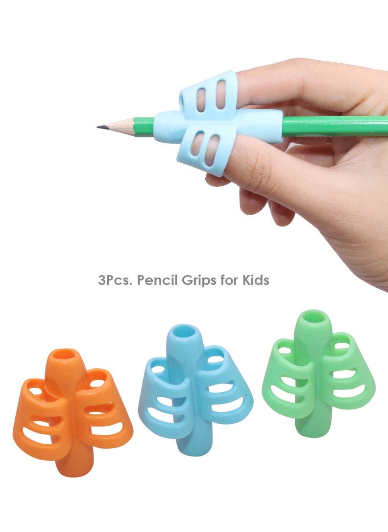 Generic - 3Pcs. Silicone Pencil Grips Posture Correction Tool for Kids - Image 1