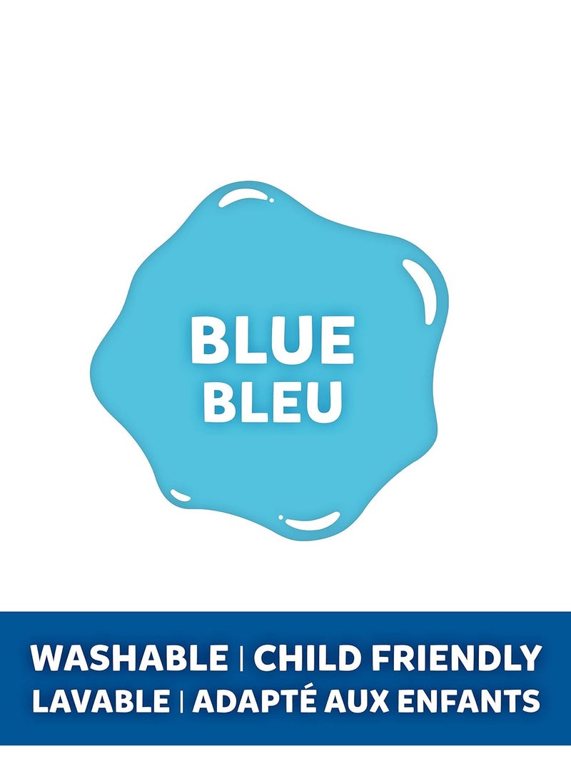 إلمرز غراء PVA ذو اللون الشفاف من ELMER | غراء اللون الأزرق البارد | 147 مل | قابل للغسل وصديق للأطفال | رائعة لصنع الفنون والحرف اليدوية والسلايم (عبوة مكونة من قطعة واحدة) None - Image 2