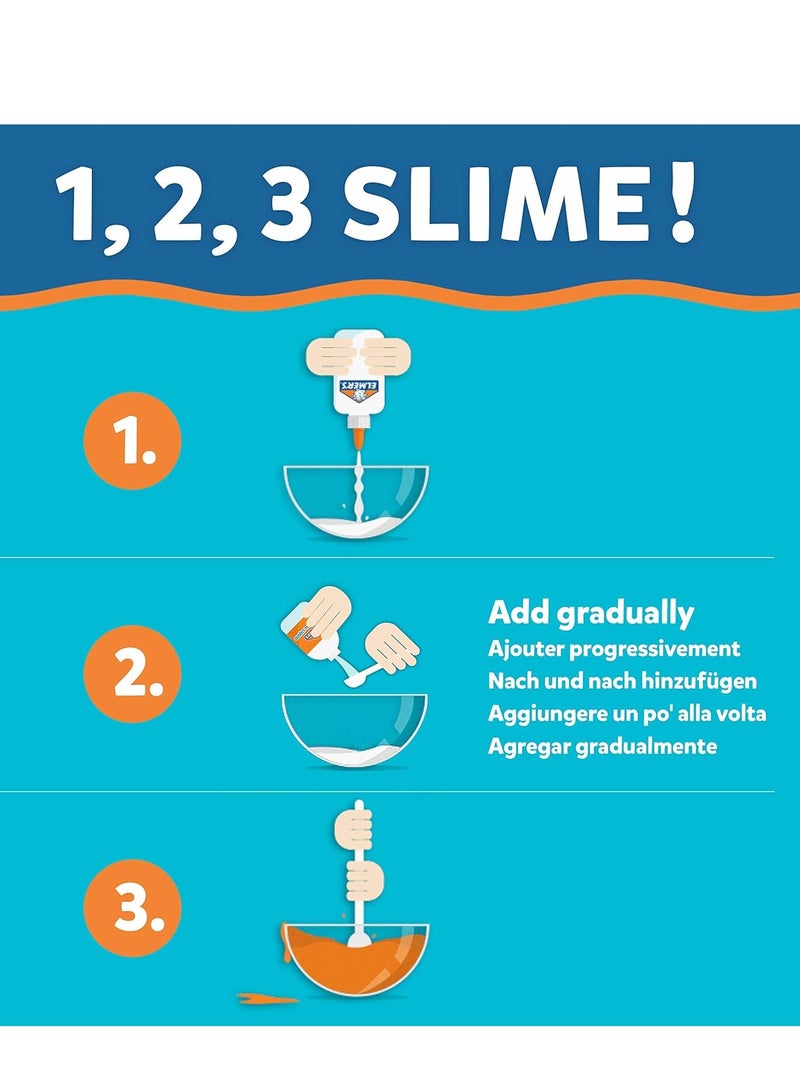 إلمرز غراء PVA ذو اللون الشفاف من ELMER | غراء اللون الأزرق البارد | 147 مل | قابل للغسل وصديق للأطفال | رائعة لصنع الفنون والحرف اليدوية والسلايم (عبوة مكونة من قطعة واحدة) None - Image 4