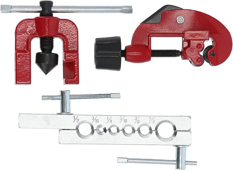 Uptodateproducts 6PCS Flaring Tool Kit Sturdy Hand Tool Durable Practical Mutifuctional for Shipbuilding Metallurgical for Power for Petrochemical for Refrigeration - Image 3