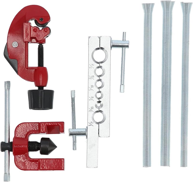 Uptodateproducts 6PCS Flaring Tool Kit Sturdy Hand Tool Durable Practical Mutifuctional for Shipbuilding Metallurgical for Power for Petrochemical for Refrigeration - Image 1