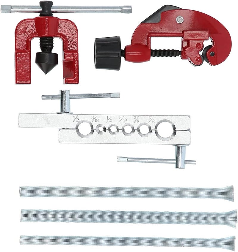 Uptodateproducts 6PCS Flaring Tool Kit Sturdy Hand Tool Durable Practical Mutifuctional for Shipbuilding Metallurgical for Power for Petrochemical for Refrigeration - Image 2