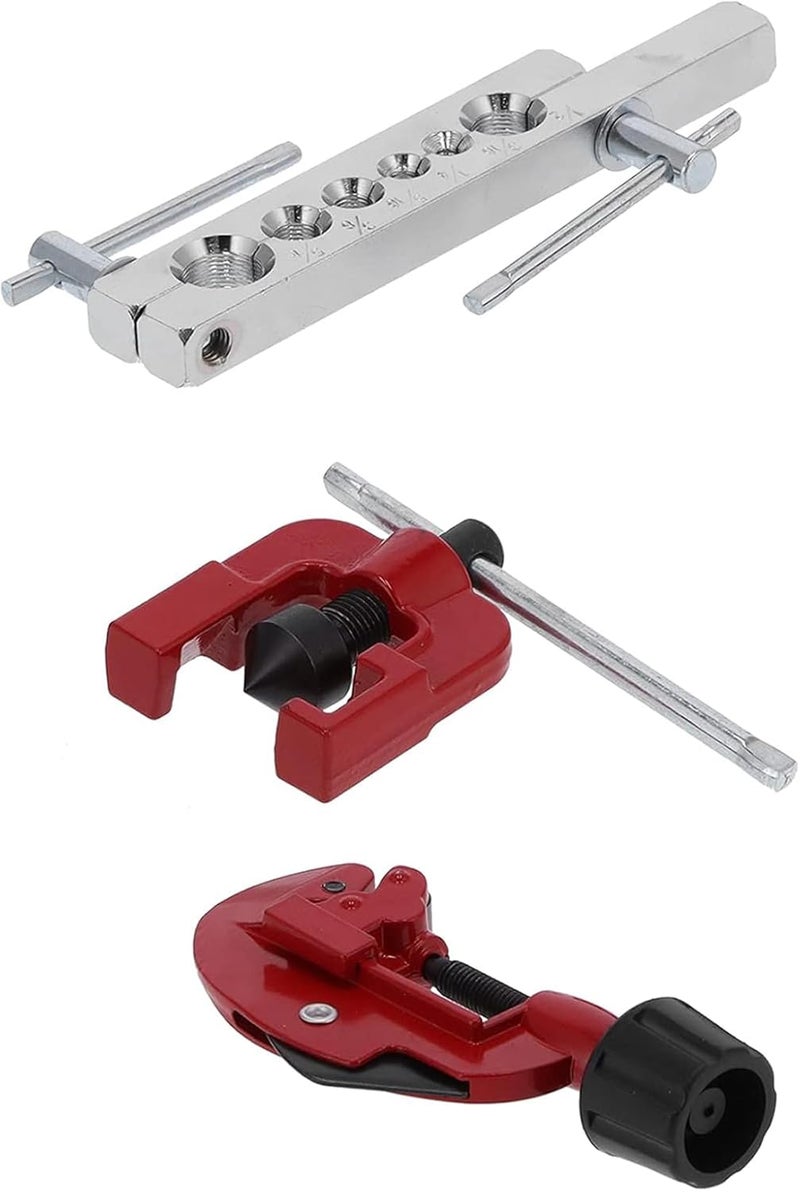 Uptodateproducts 6PCS Flaring Tool Kit Sturdy Hand Tool Durable Practical Mutifuctional for Shipbuilding Metallurgical for Power for Petrochemical for Refrigeration - Image 4