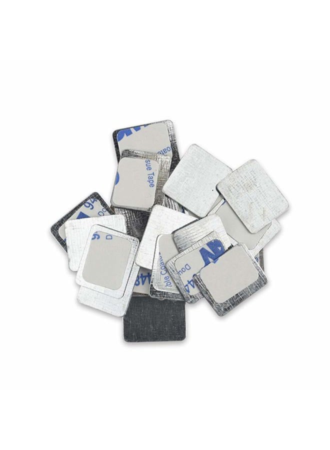 TUOKING 50Pcs Square Metal Stickers for Magnetic Makeup Palette - Image 1