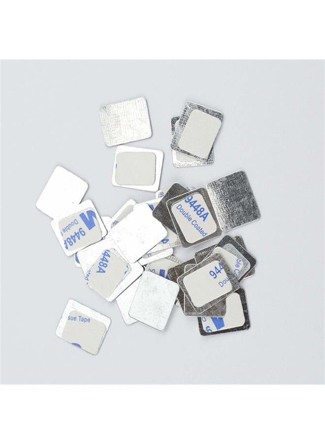 TUOKING 50Pcs Square Metal Stickers for Magnetic Makeup Palette - Image 2