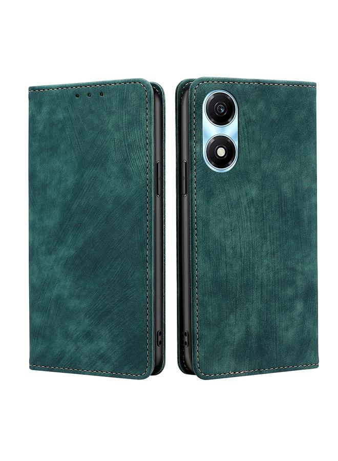 S-TOP Case For Honor X5 Plus 4G / Play 40C RFID Anti-theft Brush Magnetic Leather Phone Case - Image 1