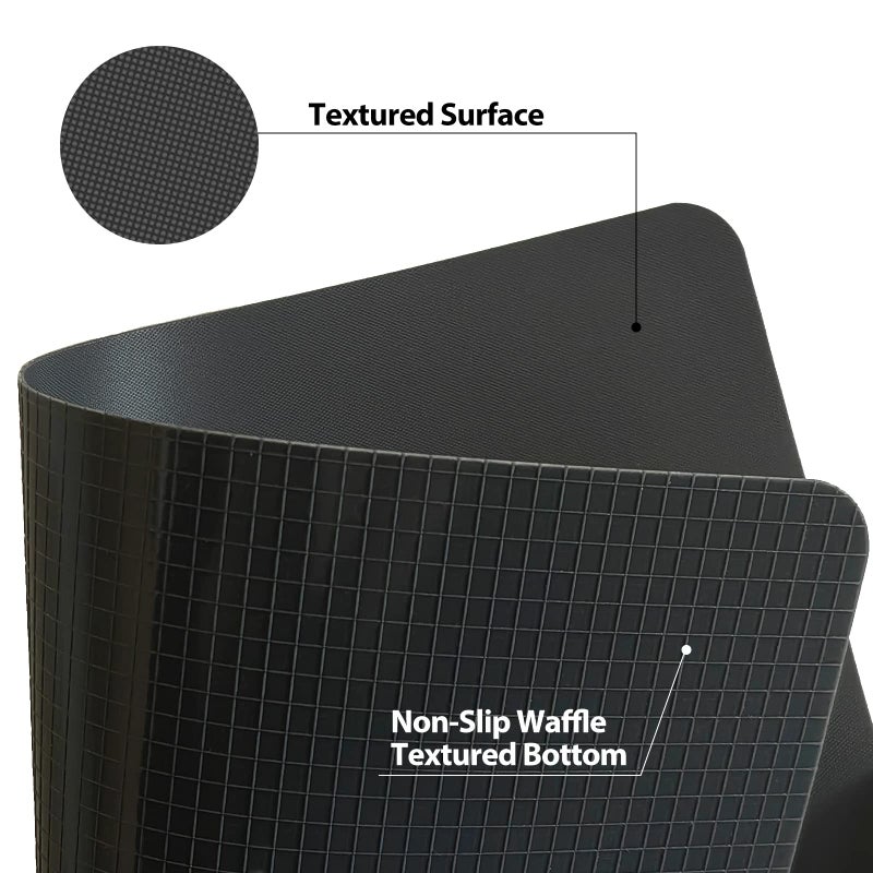 WK Small Flexible Plastic Cutting Boards for Kitchen, Non Slip Cutting Mats for Meat, Cutting Board Set of 5, BPA Free, Dishwasher Safe, Mini Size - Image 2