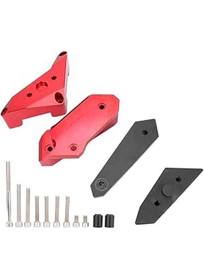 CNC Aluminum Alloy Crash Pad Engine Guard Sliders for YZF R3 14-17 Red 4pcs - Image 1
