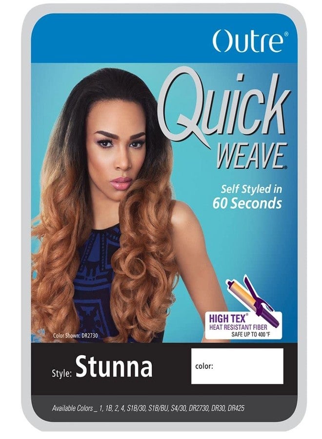 Outre Synthetic Hair Half Wig Quick Weave Stunna (DR2730) - Image 4
