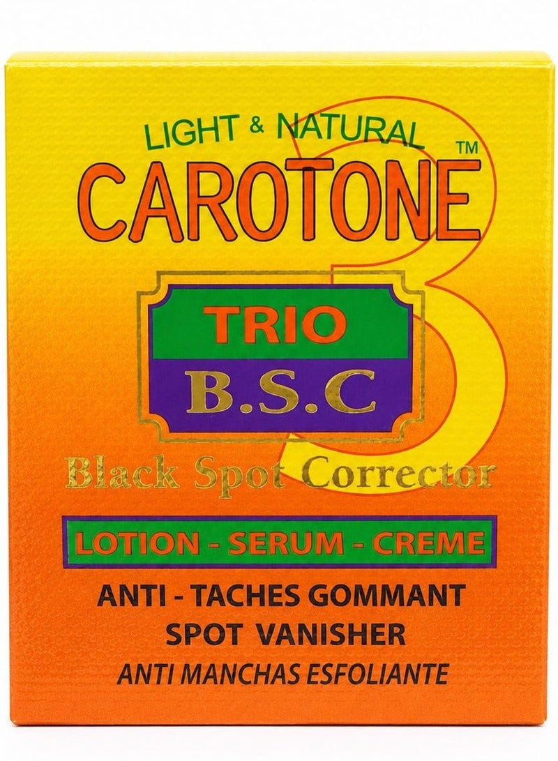 Carotone Set Black Spot Corrector Lotion-Serum - Creme-Soap - Image 2