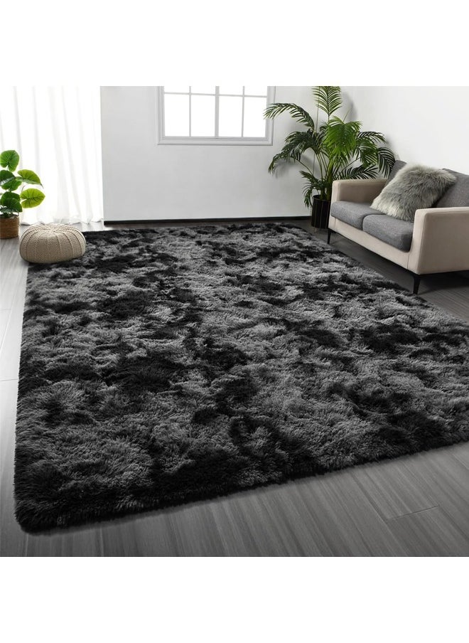 Generic - Gradual change tie-dye carpet, thickened soft and comfortable, washable without fading, indoor carpet, dirt-resistant and non-slip, suitable for children to roll and play - Image 1