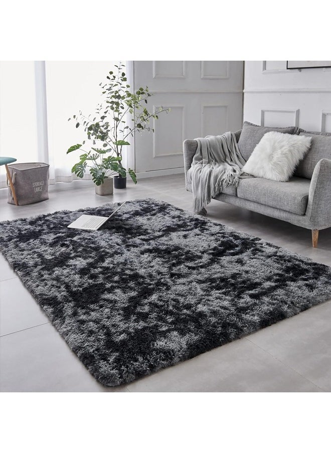 Generic - Gradual change tie-dye carpet, thickened soft and comfortable, washable without fading, indoor carpet, dirt-resistant and non-slip, suitable for children to roll and play - Image 1
