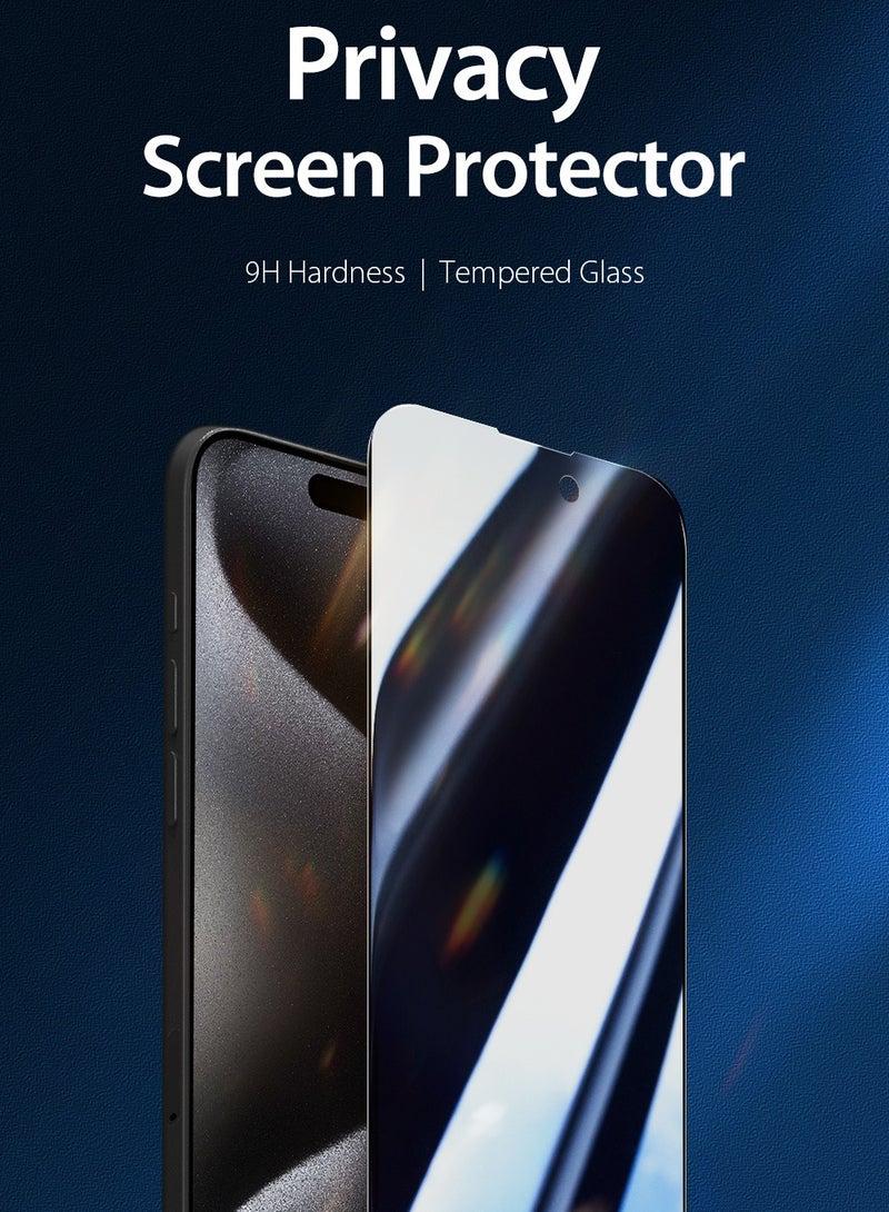 Glow Screen Protector for iPhone 15 Pro Max, Nano Anti-Spy Privacy Protection, maximum protection for the screen from scratches and breakage - Image 2