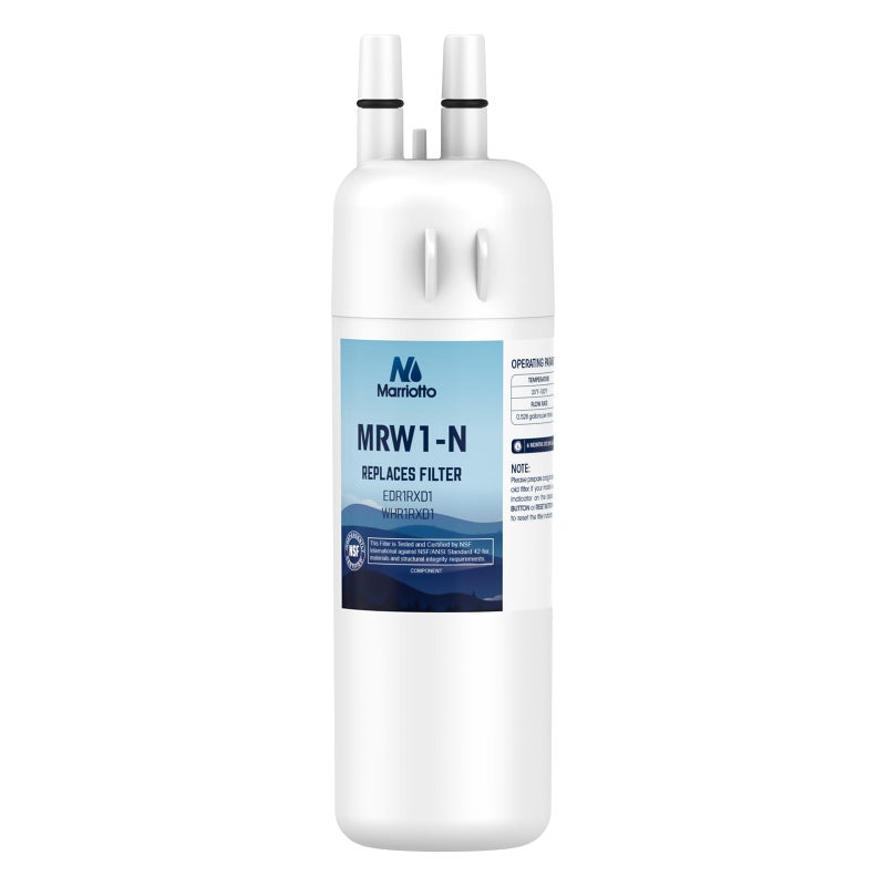 Marriotto Edr1Rxd1 Refrigerator Water Filter Compatible With Whirlpool W10295370A Whr1Rxd1 Kad1Rxd1 Filter 1 W10295370 P4Rfwb P8Rfwb2L 46-9930 46-9081 Refrigerator Water Filter Pack Of 1 - Image 1