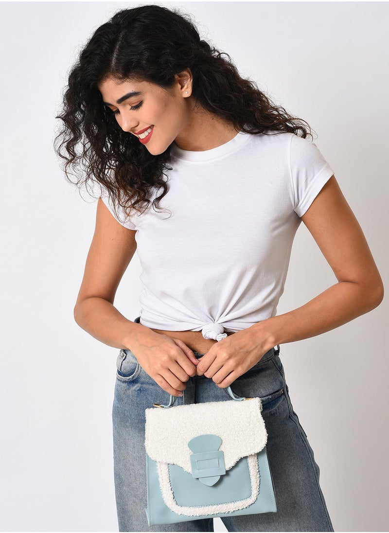 Haute Sauce - Beauty Bundle Blue & White Mini Bag - Image 1