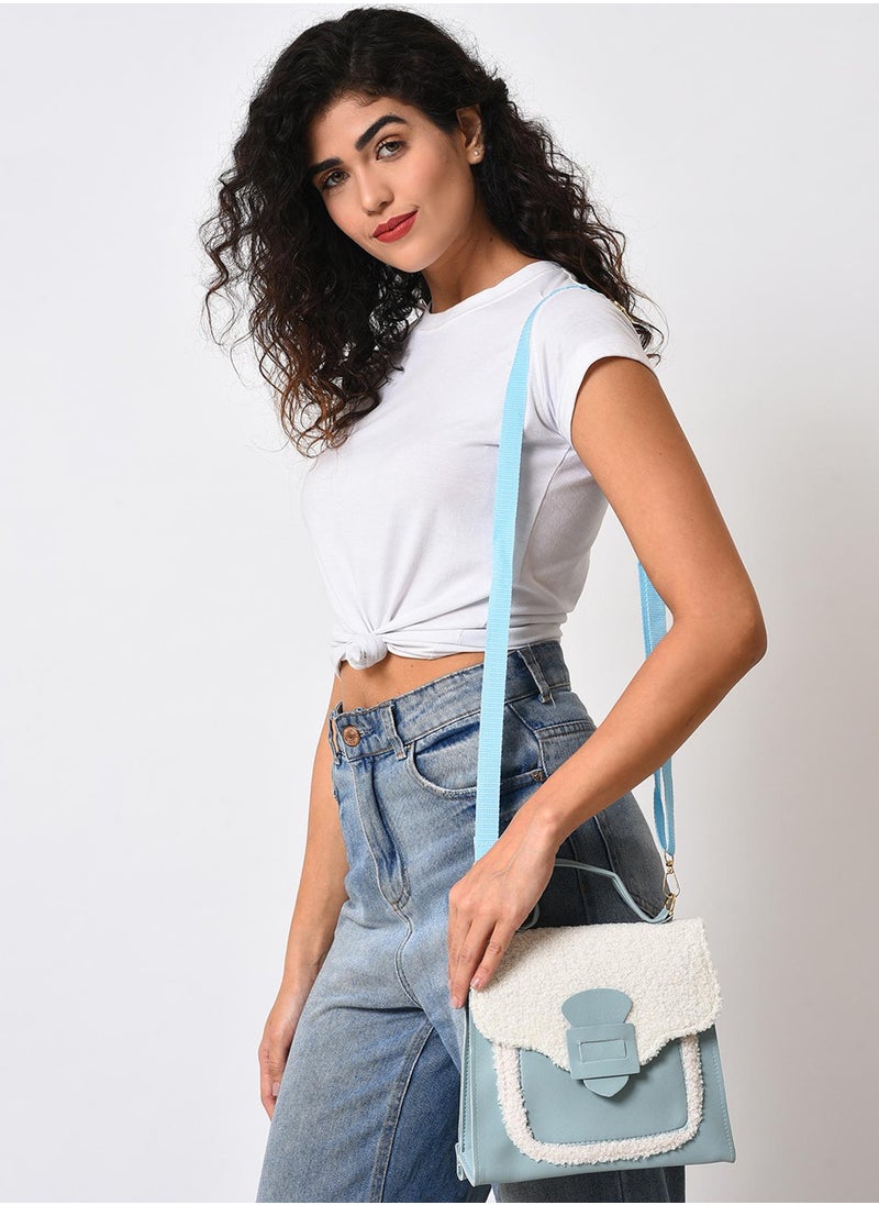 Haute Sauce - Beauty Bundle Blue & White Mini Bag - Image 1