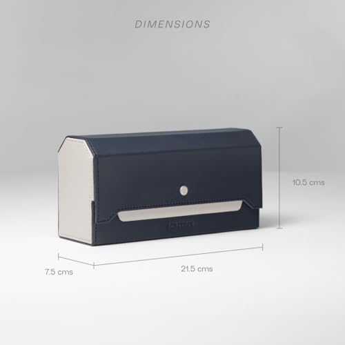 scarters Watchcase | Watchcase box for men | Watchcase organiser | Watchcase travel (Navy Blue) - Image 3