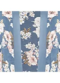MELA LONDON Floral Satin Short Length Kimono