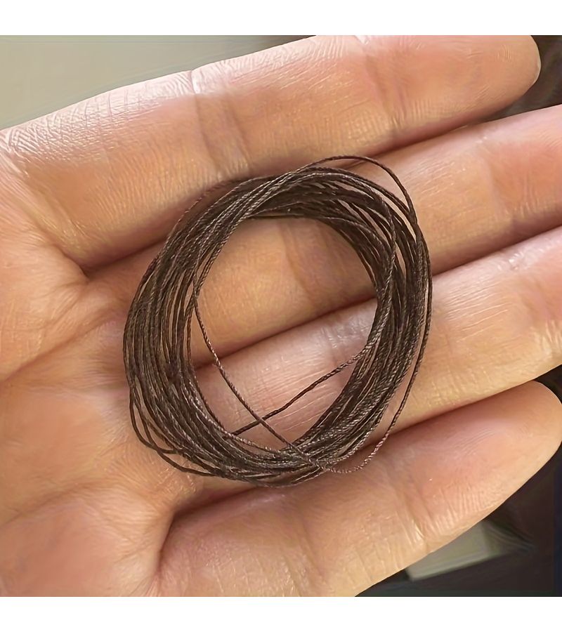 حبل سحب بني اللون مقلد من القماش النسيجي المصغر لسيارات بيوت الدمى لعرض وإنقاذ المركبات - Image 1