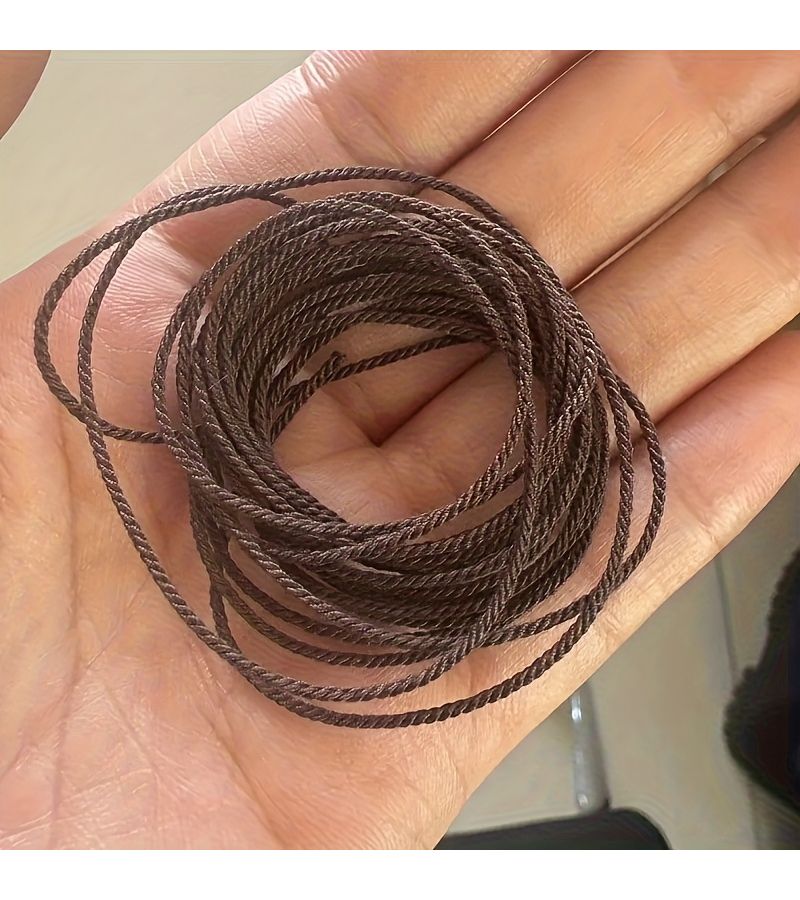 حبل سحب بني اللون مقلد من القماش النسيجي المصغر لسيارات بيوت الدمى لعرض وإنقاذ المركبات - Image 4