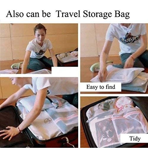 STEFLON STEFLON laundry mesh bag Clothes Washing Bags Mesh Laundry Bag With Zipper Lingerie Bags For Travel Underwear Tops Socks Pants Sweaters Bra Baby Clothes2024 L SIZE 3PC MESHBAG - Image 2
