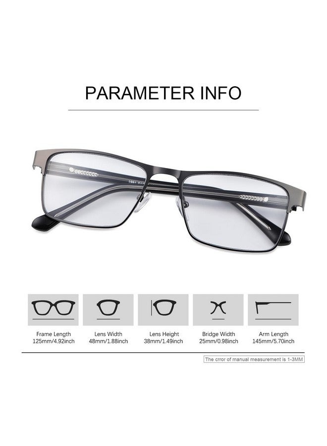 YIMI Photochromic Nearsighted Distance Glasses Spring Hinge Uv400 Sunglasses Antiblue Light For Men Women Myopia Glasses(Black 0.5 Multiplierx) - Image 2