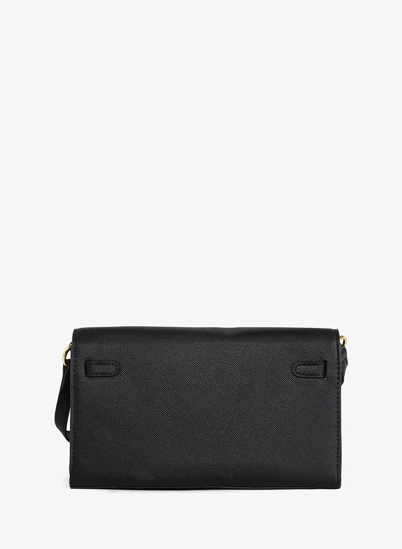 Haute Sauce  The Overlap Hand Bag - Midnight Black for Women | Best Price UAE
