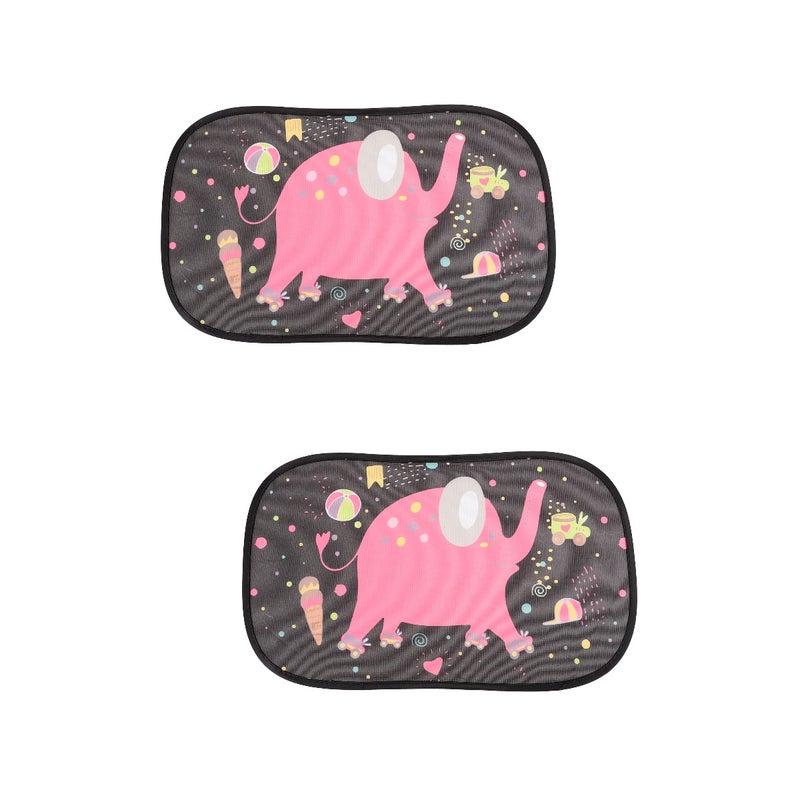2pcs Car Window Shade Static Cling Side Window Sunshade Sun Block Protector for Sleeping - Image 1