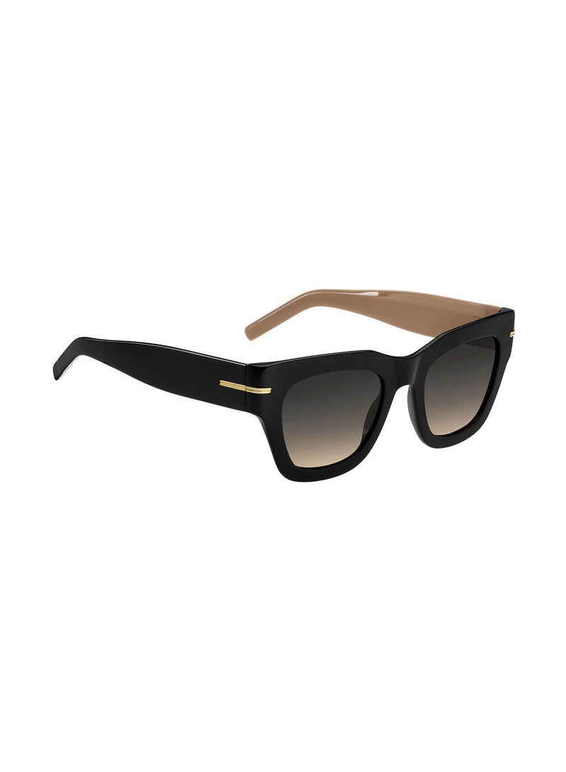 HUGO BOSS Women's UV Protection Square Sunglasses - Boss 1520/N/S Blackbeig 51 - Lens Size: 51 Mm - Image 2