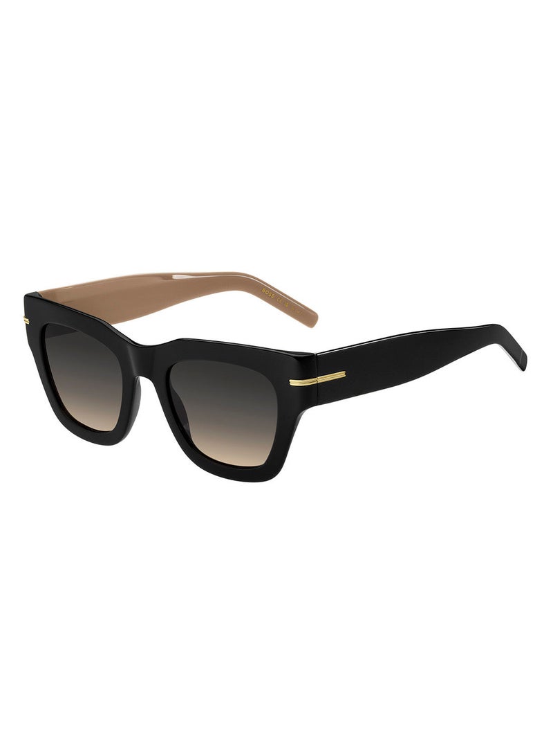 HUGO BOSS Women's UV Protection Square Sunglasses - Boss 1520/N/S Blackbeig 51 - Lens Size: 51 Mm - Image 4