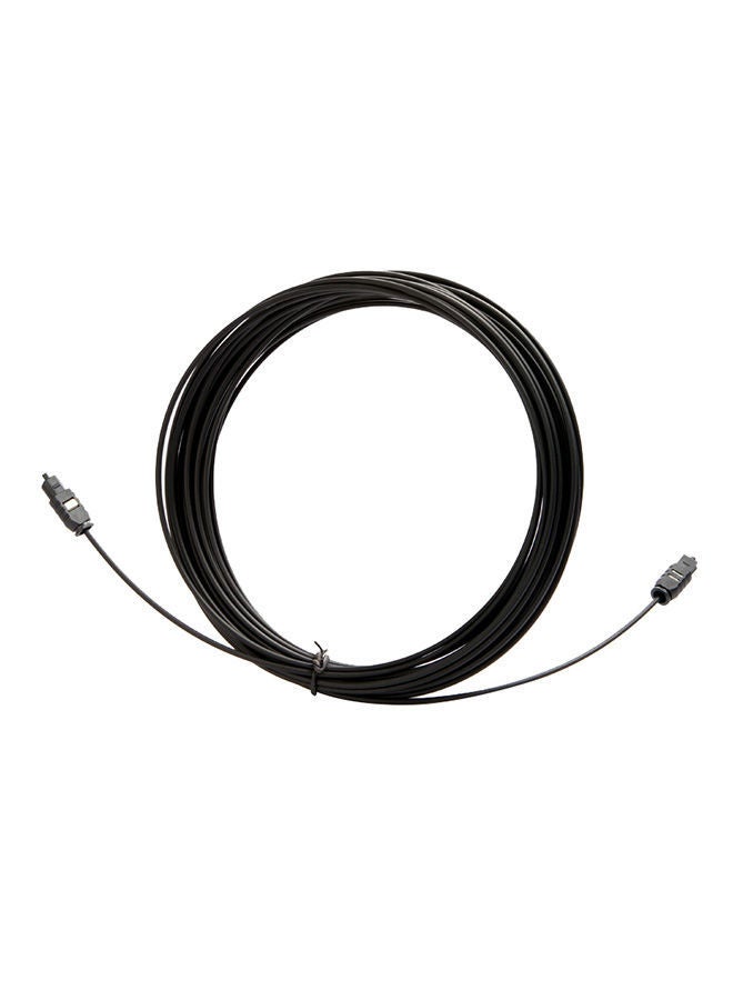 NIBEMINENT Toslink Audio Cable For Camera 15.7centimeter black 