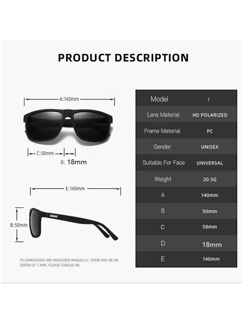 ديلز بيك نظارة شمسية رجالية أنيقة وعصرية واقية من الأشعة فوق البنفسجية - Image 3