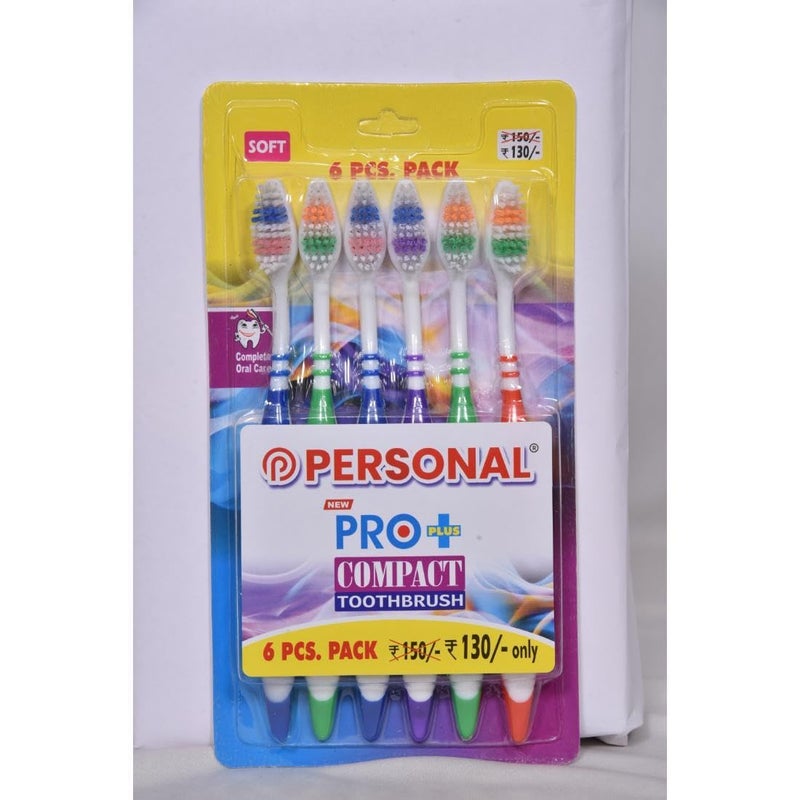 personal فرشاة أسنان يدوية شخصية جديدة مدمجة ناعمة تصل إلى جميع المناطق الحرجة للبالغين، 36 قطعة - Image 5