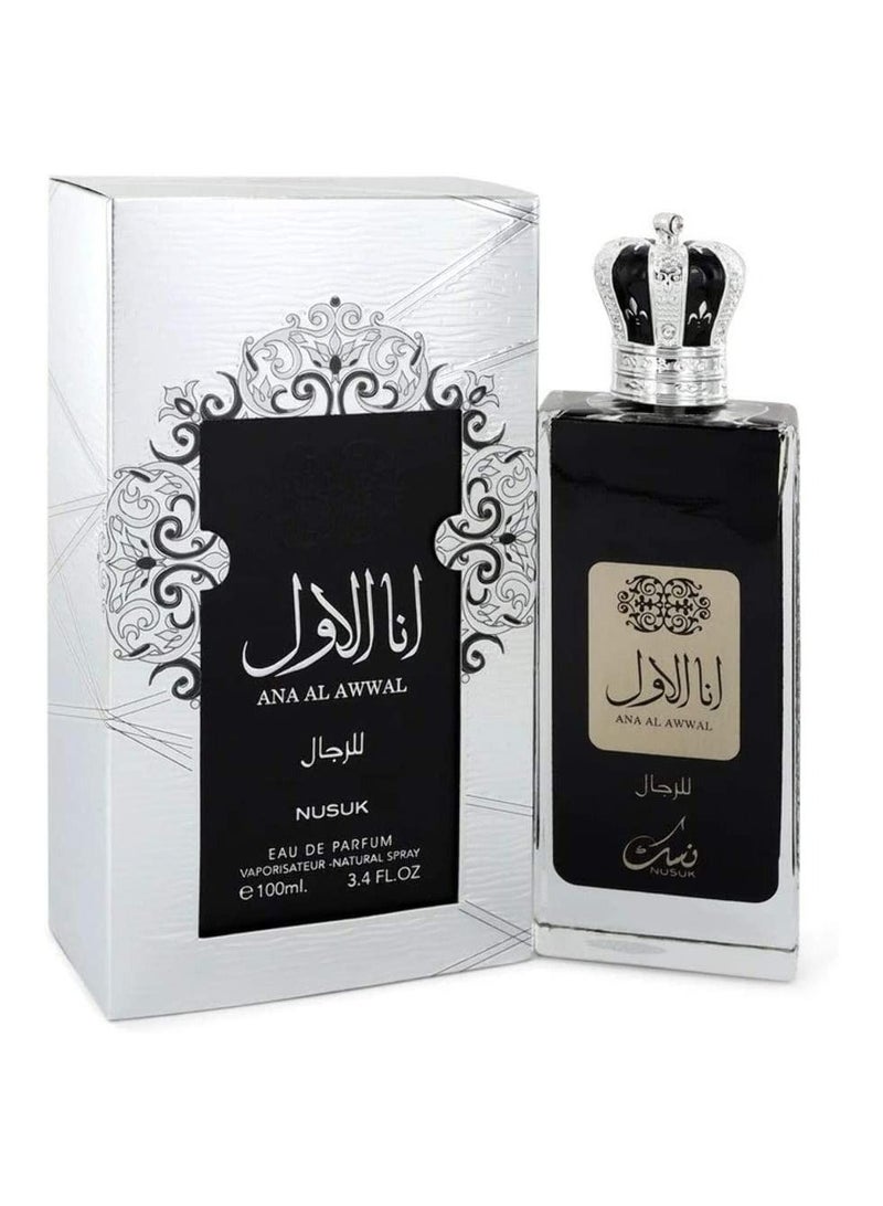 Nusuk Ana Al Awwal by Nusuk Eau De Parfum Spray 3.4 oz / 100 ml (Men) - Image 1