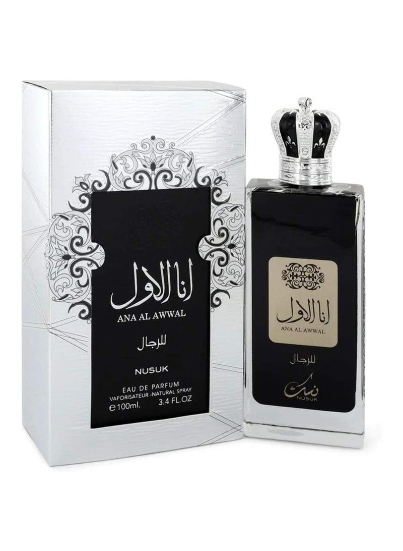 Nusuk Ana Al Awwal by Nusuk Eau De Parfum Spray 3.4 oz / 100 ml (Men) - Image 2