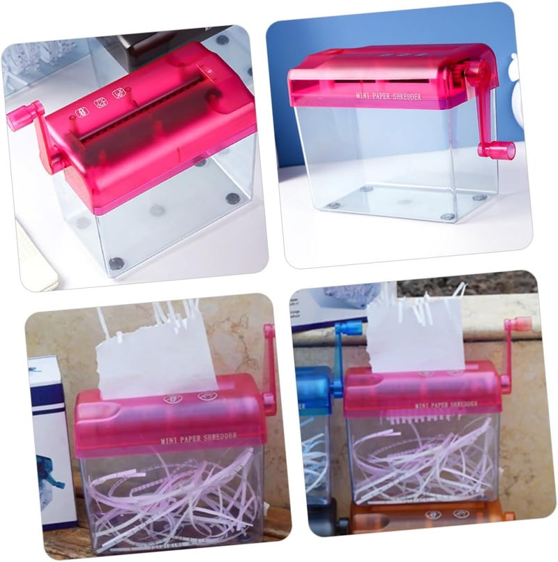 Office Hand Manual Shredder for Home and School Use Compact Paper and Card Shredding Tool and Design Portable and Convenient Office Accessory - Image 3