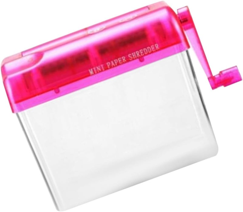 Office Hand Manual Shredder for Home and School Use Compact Paper and Card Shredding Tool and Design Portable and Convenient Office Accessory - Image 1