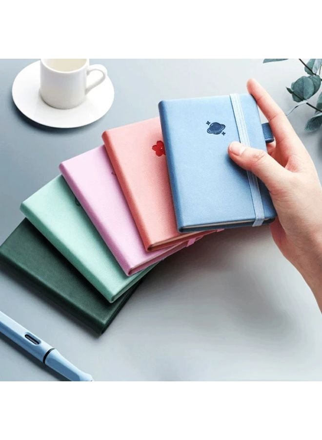 A7 Mini Notebook Portable Pocket Journal Thick Paper Random Color - Image 2